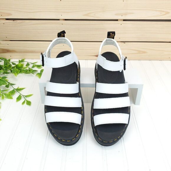 Dr. Martens Women's Blaire Hydro Leather Strap Sandals Size 9 - Picture 3 of 16